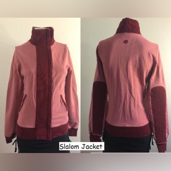 🌟2xHP 🦄🍋lululemon/oqoqo Slalom Jacket | RARE Vintage | Dark Purple | Size 6 - Picture 10 of 10